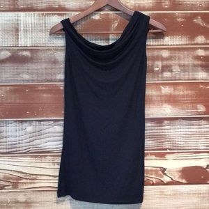 Vince asymmetric sleeveless top
